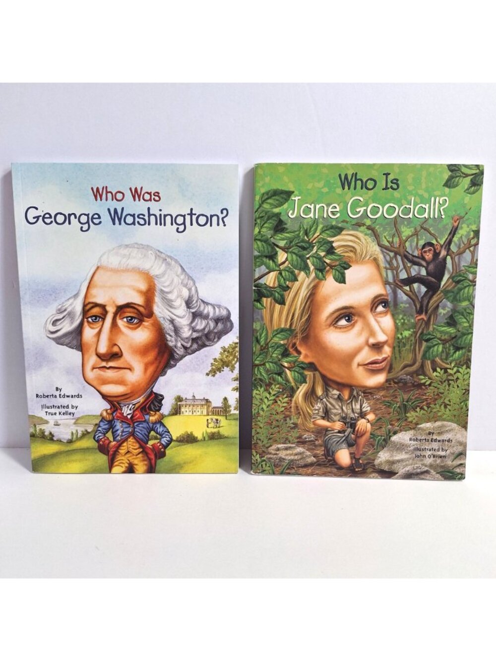 Who Was Series Book Lot Kennedy Lincoln Jane Goodall George Washington Disney - Picture 3 of 10